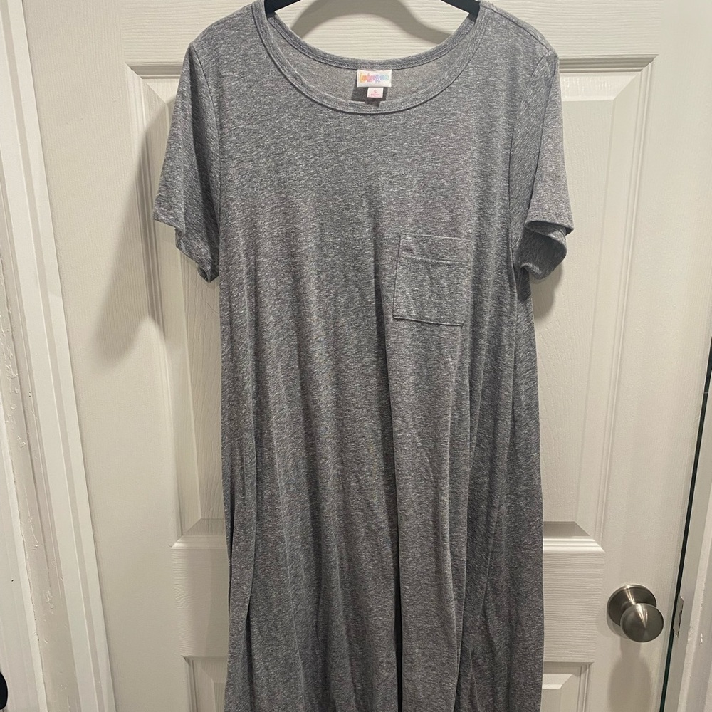 Grey LuLaRoe Carly Dress